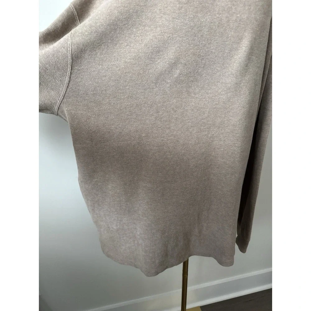Polo by Ralph Lauren Mens XXL Tan Estate Rib 1/4 Zip Pullover Sweater 2XL